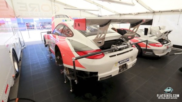 porsche 911 gt3 cup next to a porsche 911 gt3 rsr