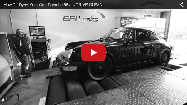 Porsche 964 on dyno