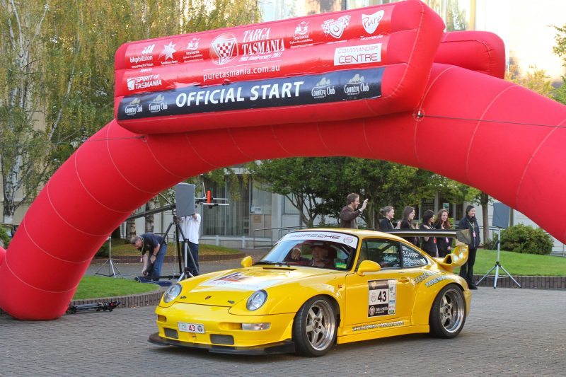 Yellow GT2 Targa Tasmania