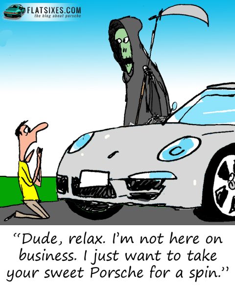 Porsche Cartoon | FLATSIXES