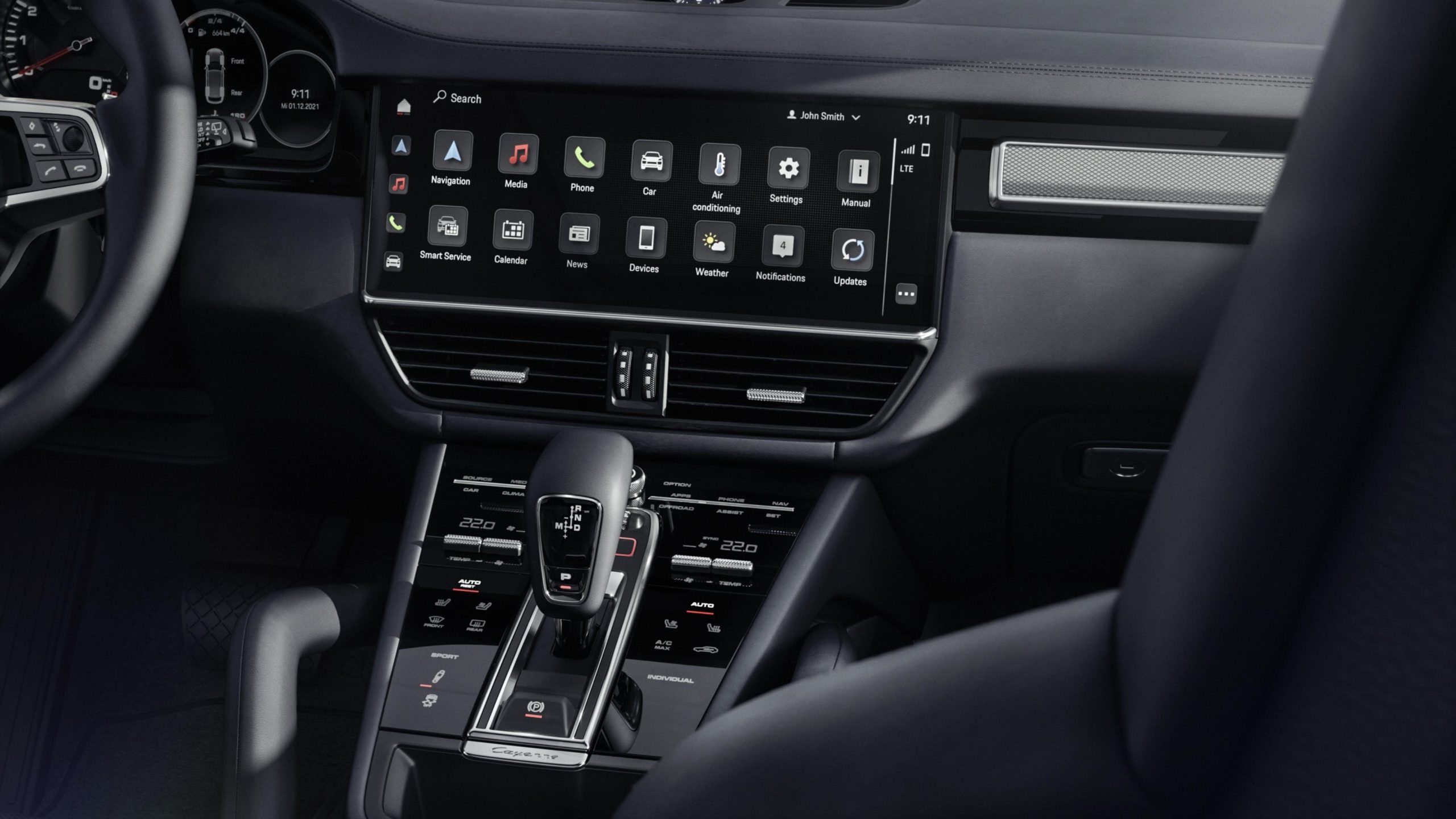 2022 Porsche Cayenne Interior Color & Upholstery Options