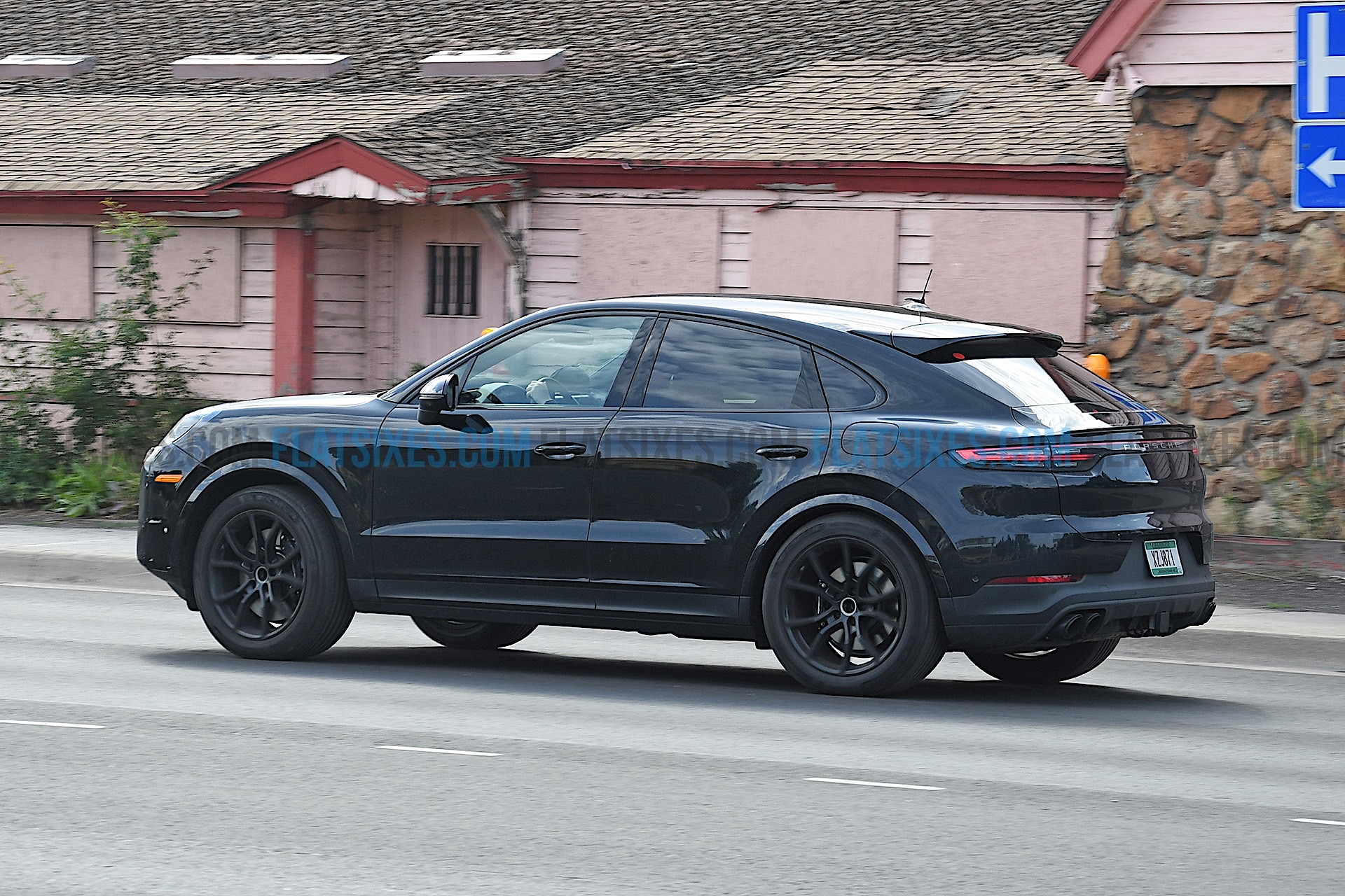 2023 Porsche Cayenne Coupe spied testing in Colorado