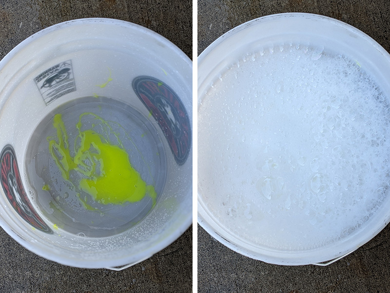 meguiar's ultimate car wash and wax bucket test