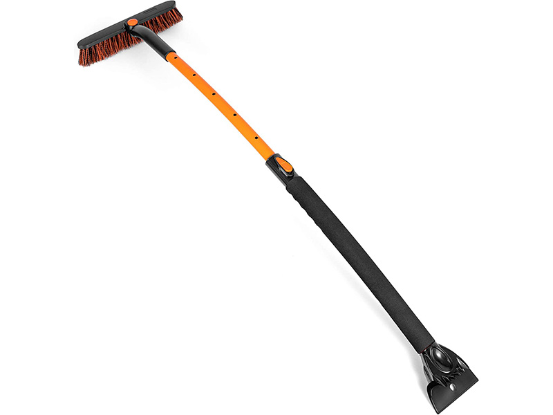 birdrock home snow moover extendable car brush and ice scraper