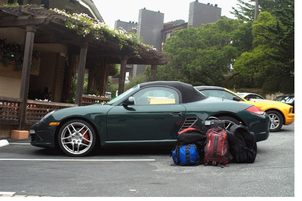 porsche boxster front luggage space