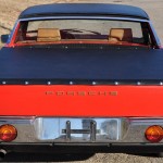 The rear cover of a porsche 914 pick up truck