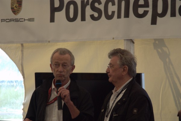 Hans Herrmann and Bernd Harling of Porsche