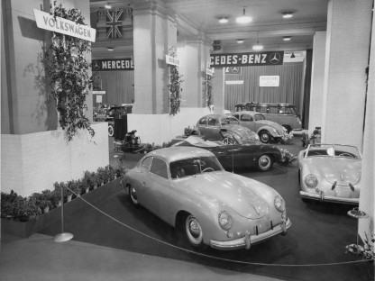 Porsche at the International Motor Sports Show in 1953