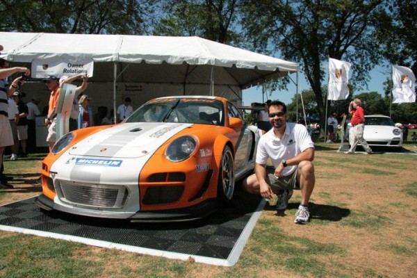 Christian Maloof with a Porsche GT3 Hybrid