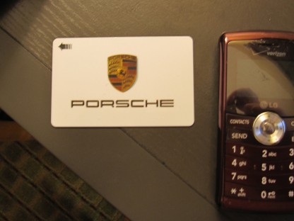 a room key from the 2010 PCA Porsche Parade