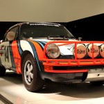 Martini liveried Porsche rally car