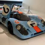 Gulf liveried Porsche 917 at the Museum