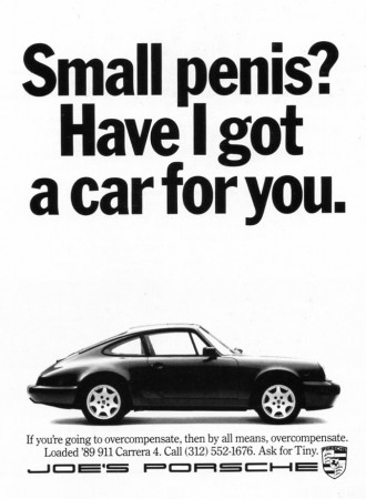 Porsche-small-penis-advertisement