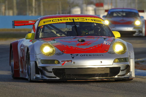 Porsche Factory Team #45 Testing at Sebring