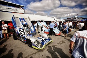 walking the pits during rennsport reunion iv