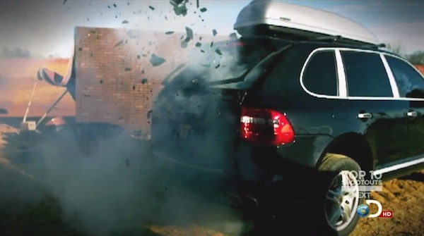 armored and weaponized Porsche Cayenne on Sons of Guns