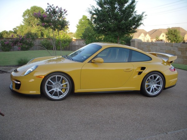 yellow 2008 Porsche 911 GT2 for sale