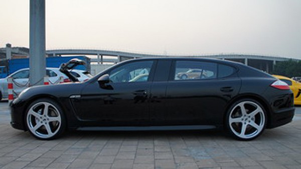 A black stretched panamera by RUF for the chinese market