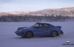 ice driving 911 rally cars