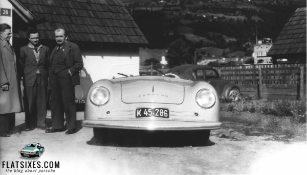 Erwin Komenda, Ferry Porsche, Dr. Porsche, Porsche typ 356/1