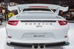 rear wing of the 2014 Porsche 911 GT3