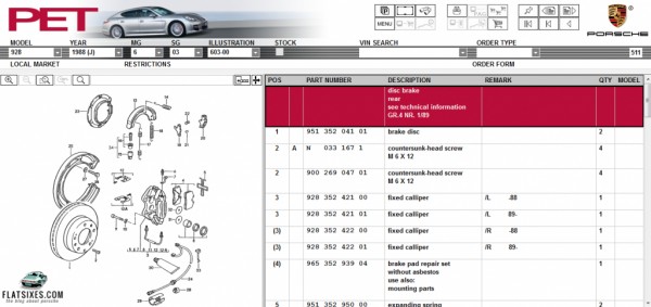 Porsche PET System screen shot