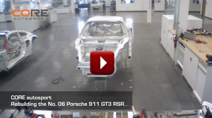 porsche race car built in timelapse video