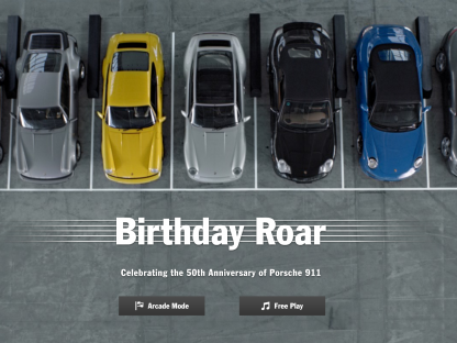 Porsche Birthday Roar online game