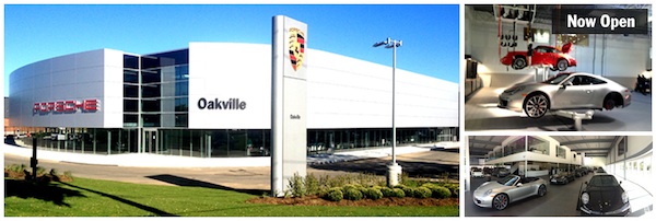 Porsche Centre Oakville now open