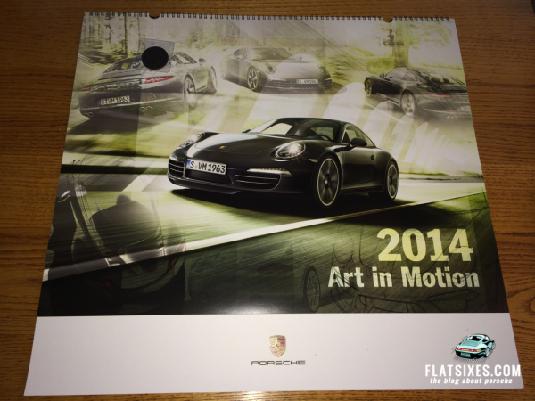 2014 Porsche Calendar Art in Motion