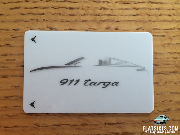 Porsche Targa Room Key