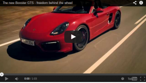Porsche Boxster GTS Introduction VIdeo