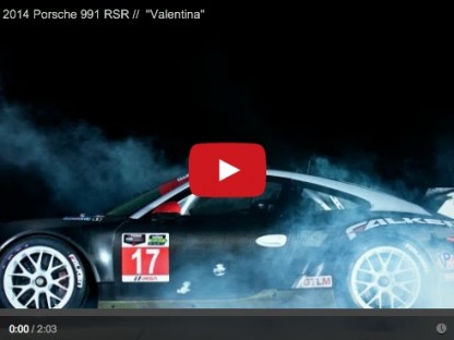 Falken Tire's Porsche 911 RSR named Valentina