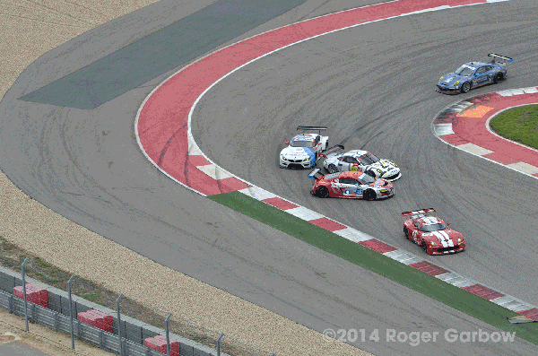 animated gif of porsche spin at COTA