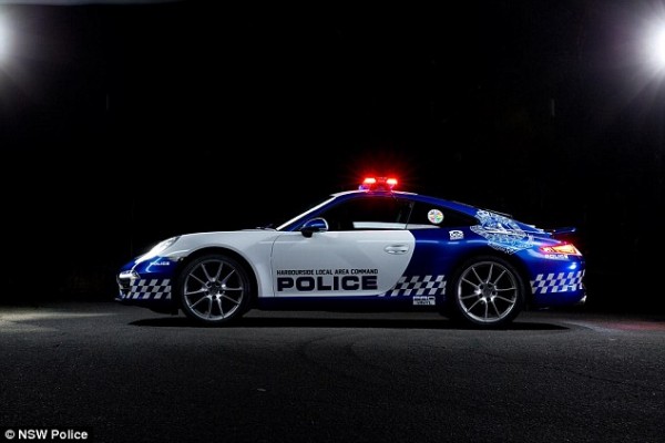 Australian Porsche Police Car in Sydney