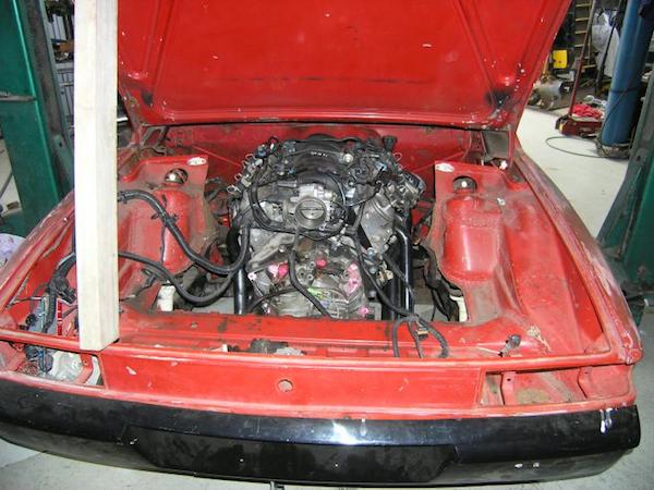 engine goes in 914