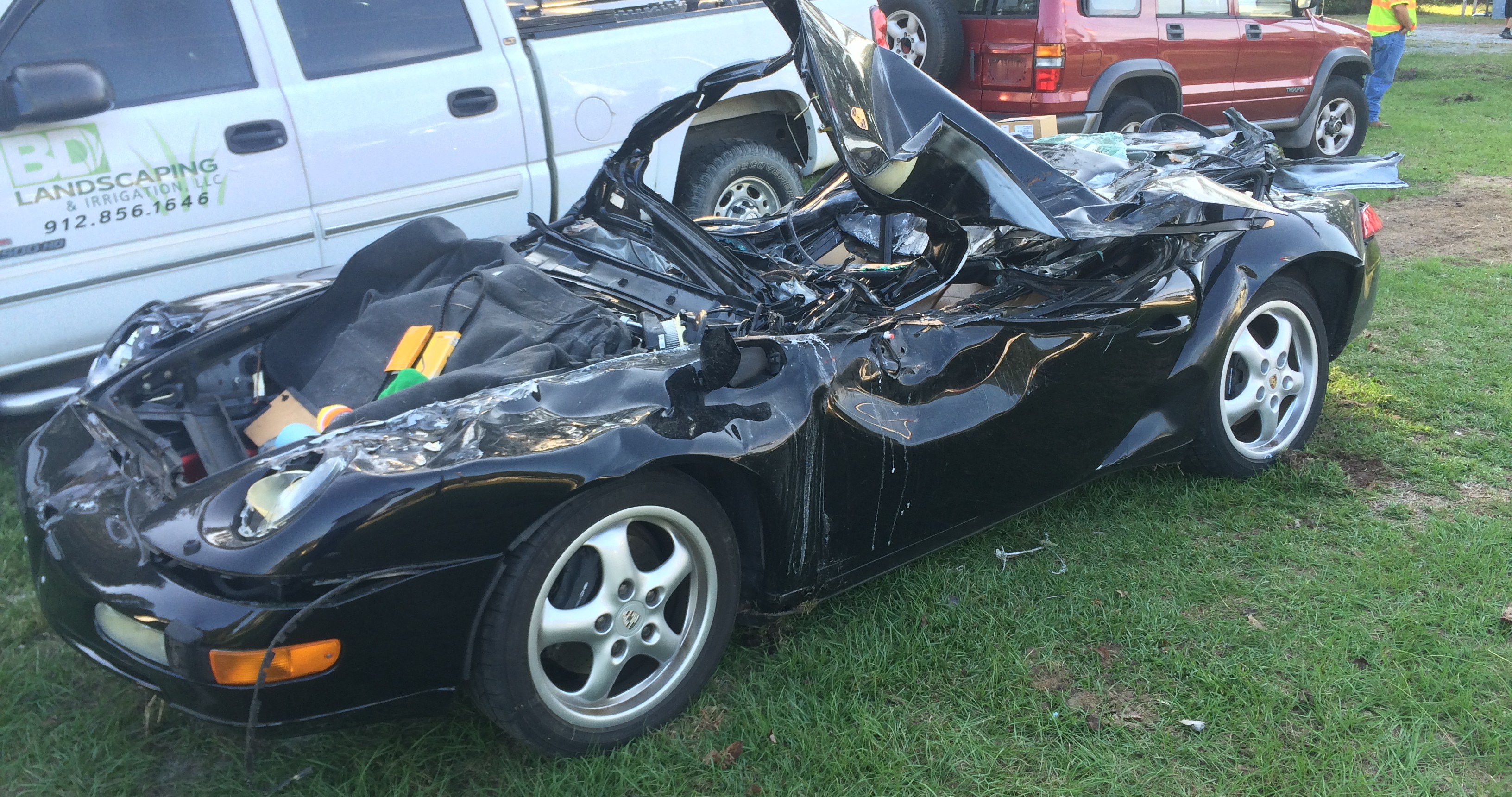 Porsche Already At Shop For Body Work Crushed By Box Truck | FLATSIXES