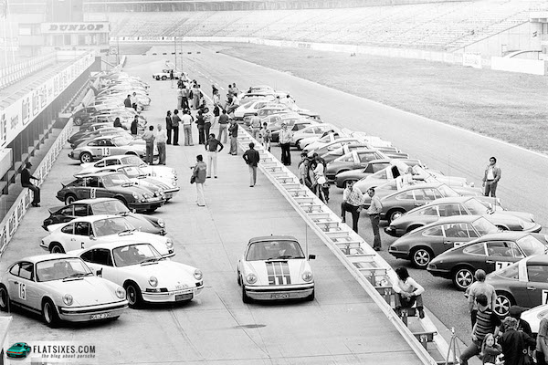 Porsche sports driving school 40 years ago