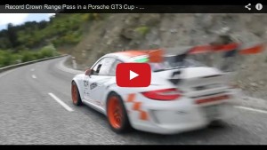 video showing Gavin Riches pilot his Porsche 997 GT3 in the Targa New Zealand to the top of the Crown Range Pass