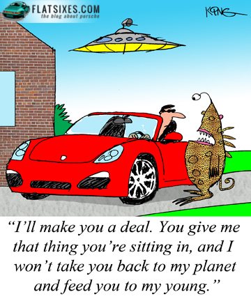 Porsche comic strip for flatsixes Feb 2015