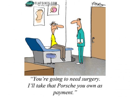 Porsche Comic Strip from FLATSIXES by Jerry King