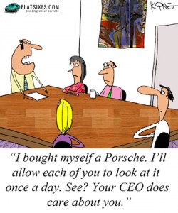 Porsche comic strip for FLATSIXES.com