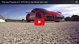 Porsche 911 GT3 RS on track video