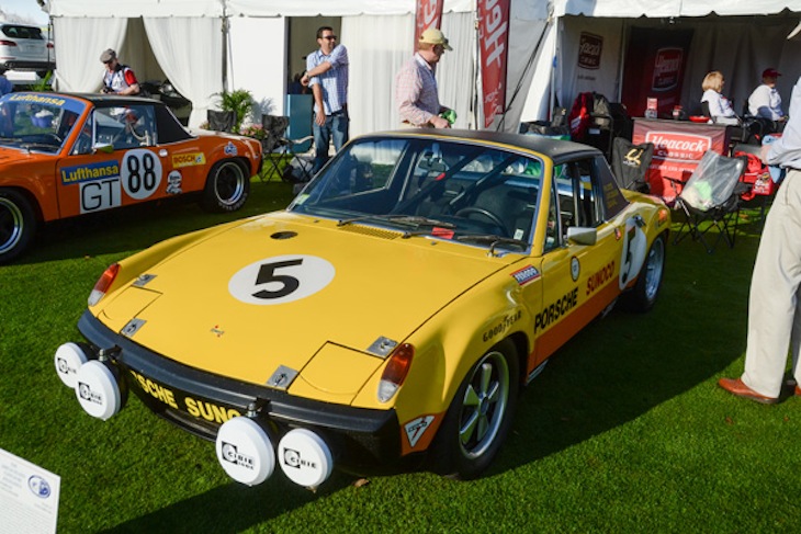 This 914/6GT won its class at Daytona in 1971, finishing seventh overall.  It’s owners say that it has never been restored and looks exactly as it did for the 24-hour race.