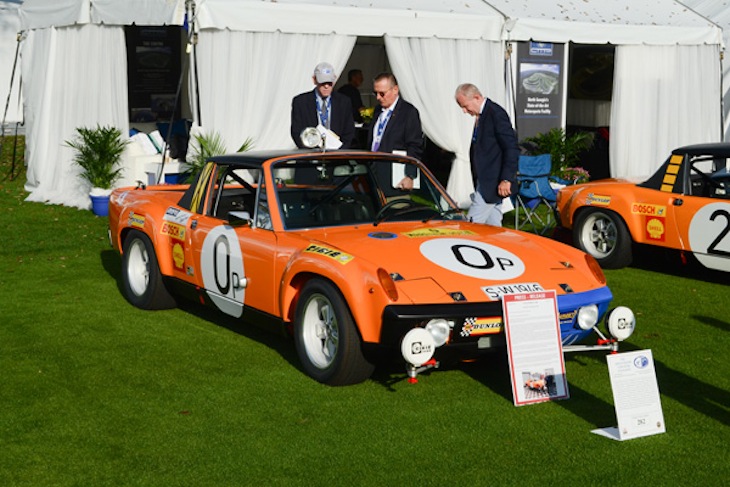 Kevin Jeannette created his fantasy utility truck out of a 914 and painted to match the three 1970 Marathon de la Route winners.