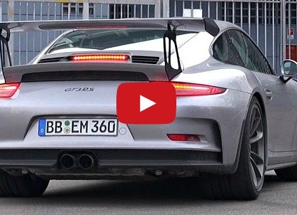 Porsche 911 GT3 RS exhaust sounds
