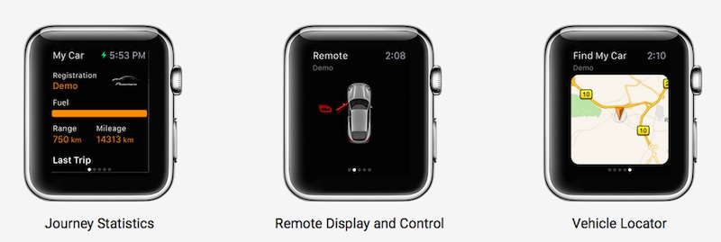 Porsche Car Connect Apple Watch