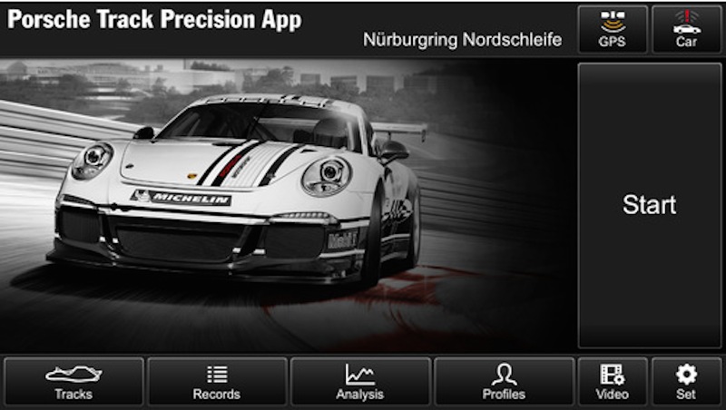 Porsche track precision app