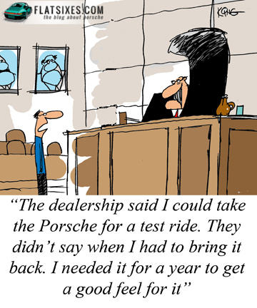 Porsche comic strip for may 2015
