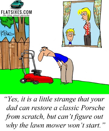 Porsche Comic strip